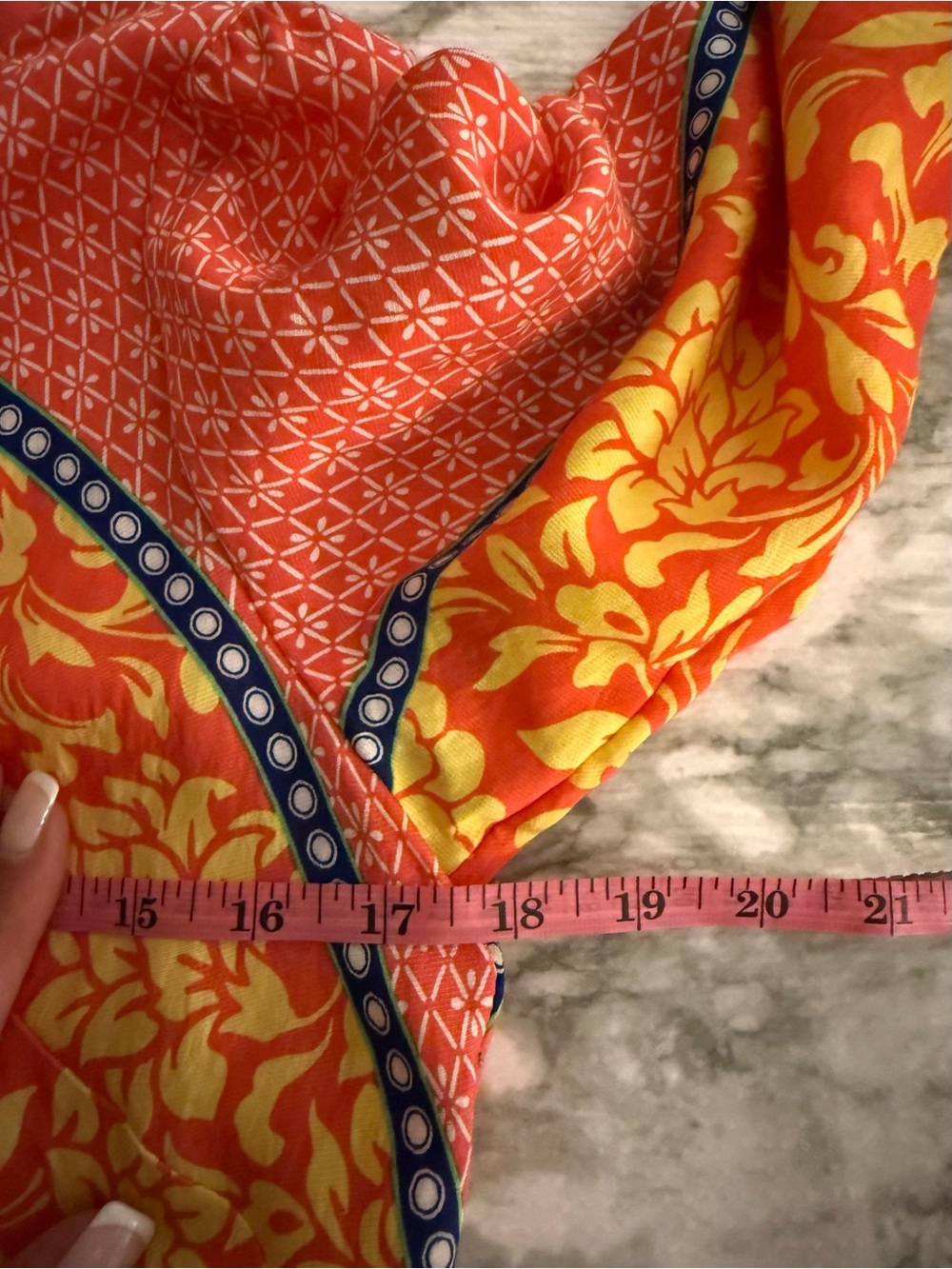 Laundry by Shelli Segal women’s dress orange/yellow colorful floral midi size 6 - Picture 6 of 7